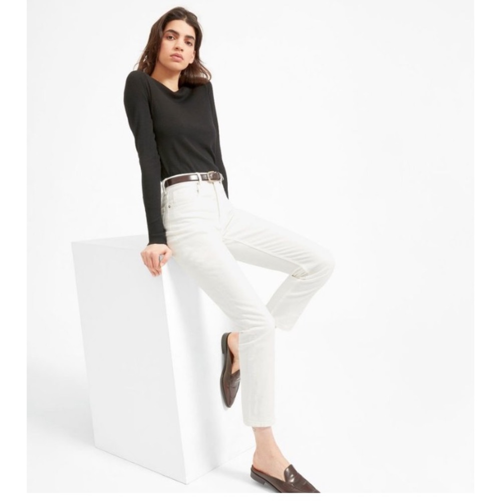Everlane Cheeky Jean In Bone!